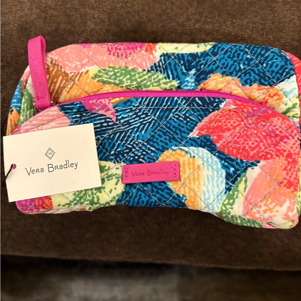 Vera Bradley Colorful Quilted Mini Cosmetic